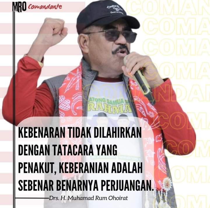 Lautan Manusia Banjiri Deklarasi Paslon M.Roem Ohoirat & Fauzan Amir Tamher