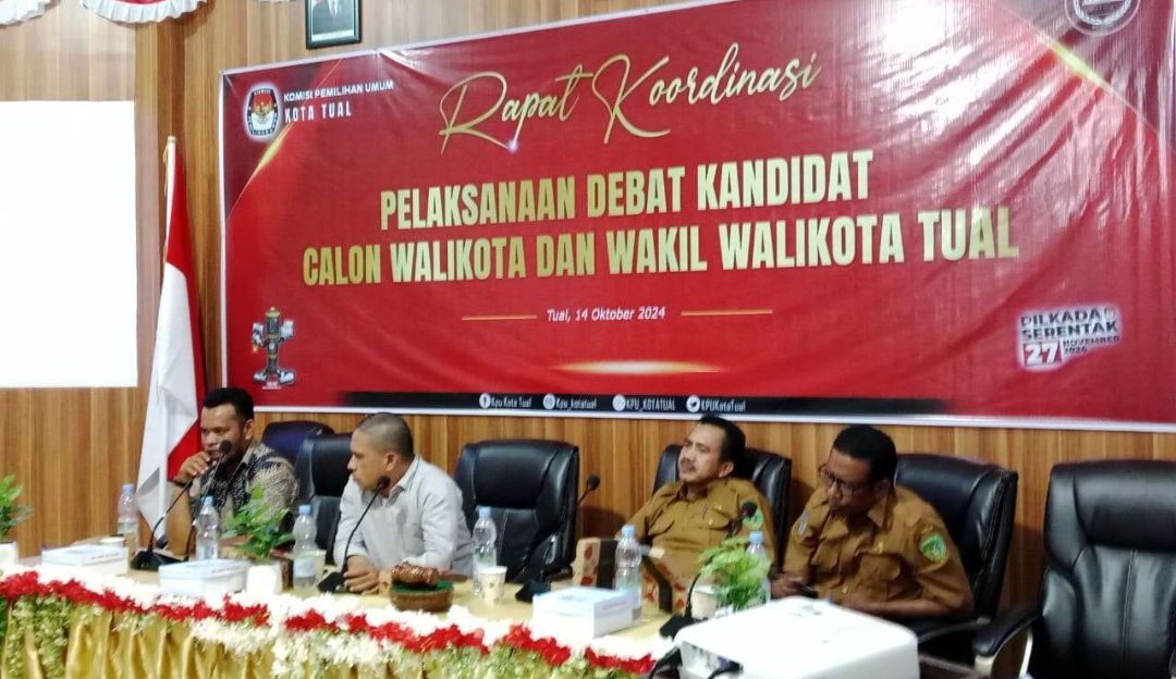 Pemkot Tual Bersama KPU Sepakat Gunakan LPTQ Sebagai Tempat Pelaksanaan Debat Kandidat Calon Walikota – Wakil Walikota Tual 2024 – 2029